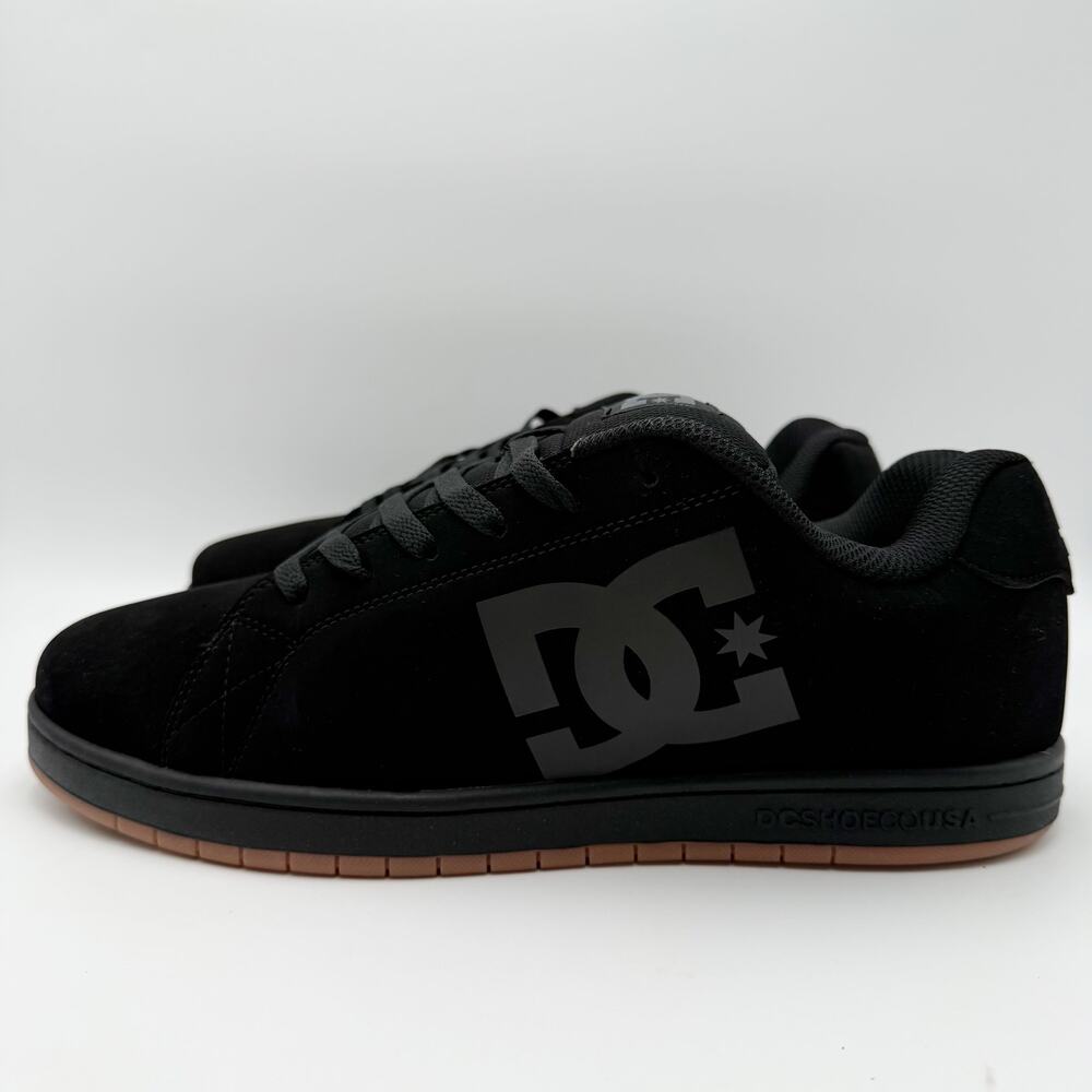 DC Mens Gaveler Low Top Skate Shoes Size 12.5 Black Casual Sneaker NWOB - Picture 8 of 12